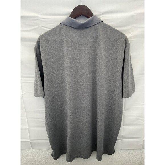 Adidas Golf Polo Shirt 2XL Gray Recycled Polyester Short Sleeve Men's Top - Picture 2 of 9
